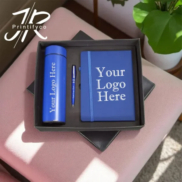 Customized Gift Set – Pen, Diary & Bottle