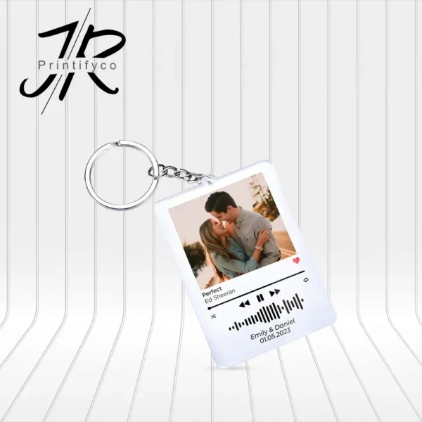 Customized Spotify Keychain