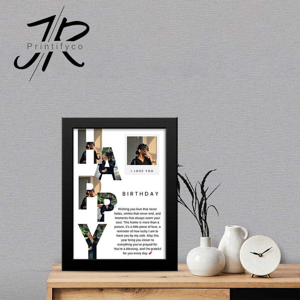 Customized Birthday Photo Frame