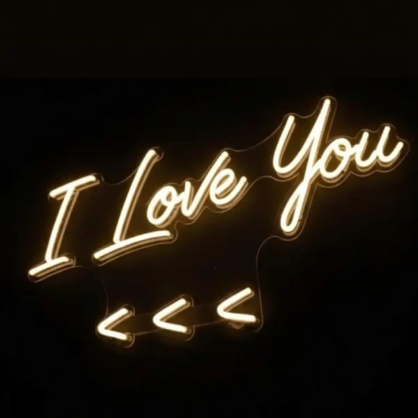 I Love You Neon Sign